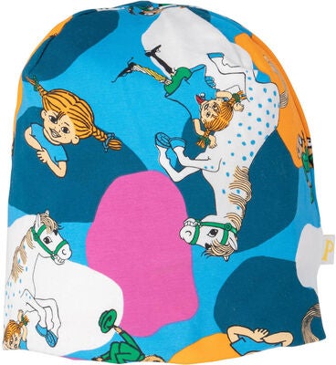 Pippi Langstrømpe Fleck Lue, Blue