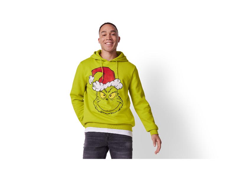 Heren kersthoodie The Grinch