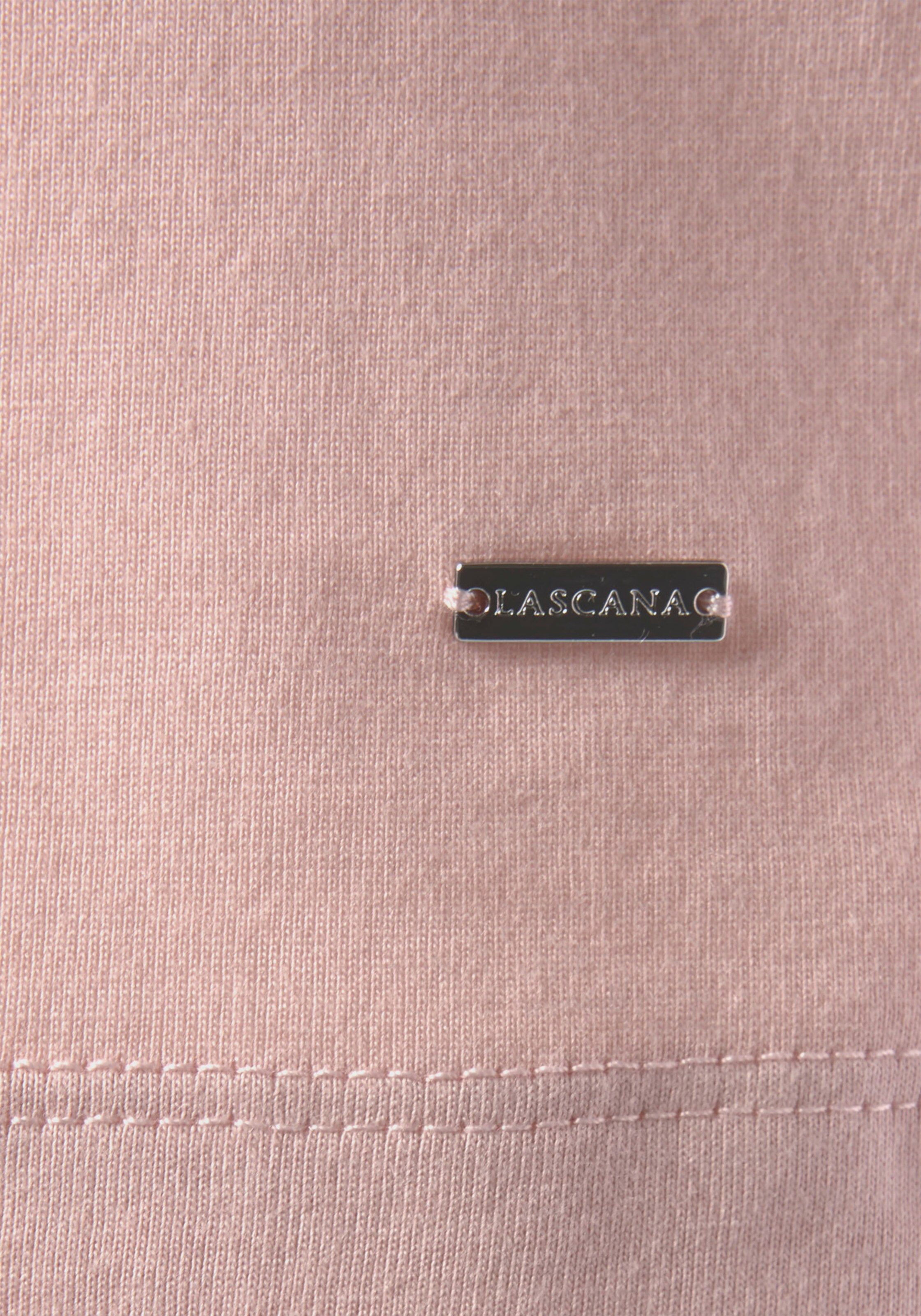 LASCANA Pyjamaoberteil in altrosa