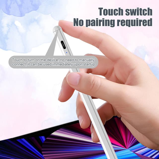 Stylus pen til iPad 2018-2023 Hvid