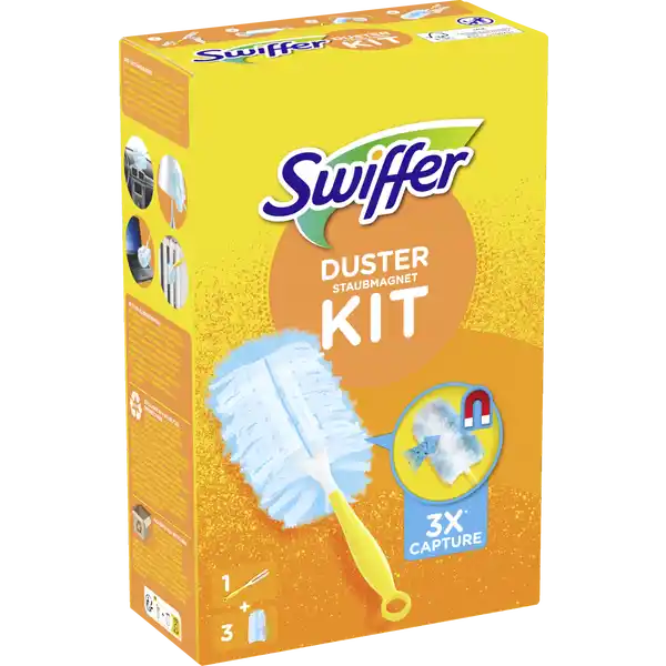 Duster Staubmagnet Kit (Griff + 3 Tücher)