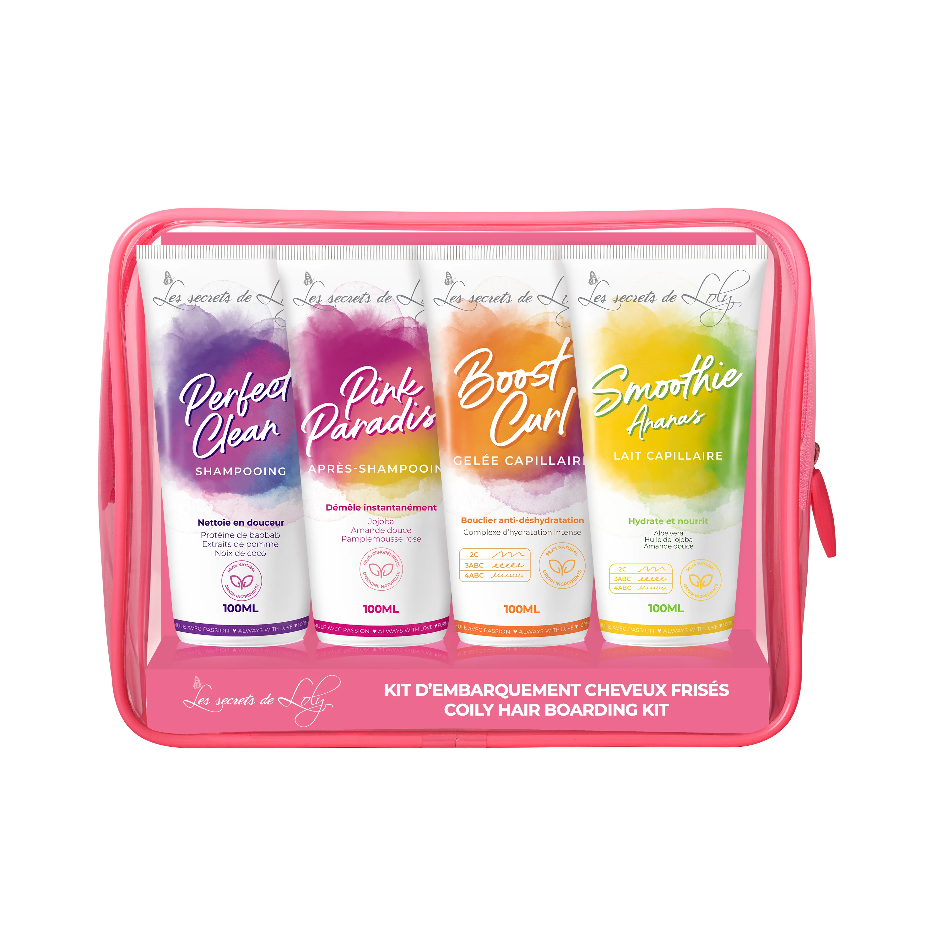 Trousse Cheveux Frisés - Format voyage