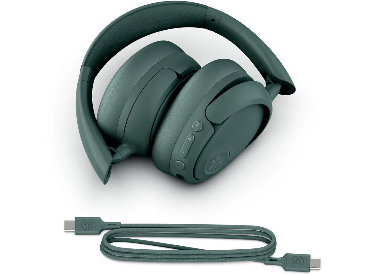 JBuds Lux ANC Wireless Bluetooth 5.3 Over-Ear Kopfhörer Headset (IEUHBJLUXANCRSGE62) (600mAh) - Sage