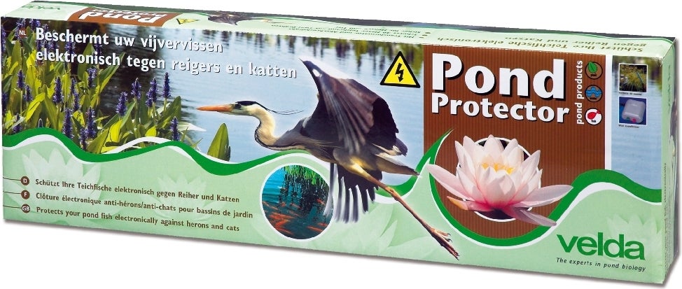 Velda pond protector, schrikdraad tegen reigers en katten