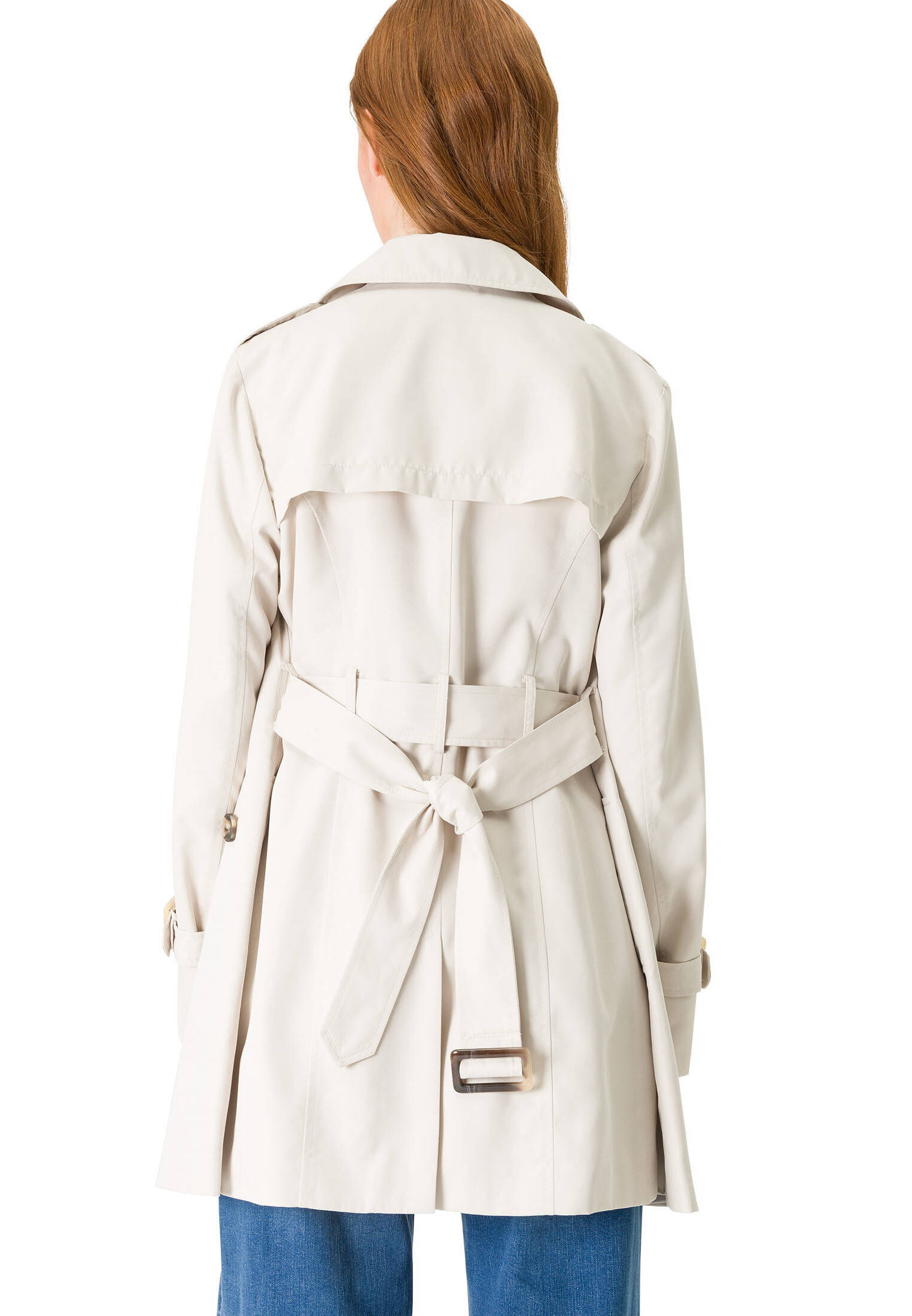 zero| Damen Trenchcoat zweireihig