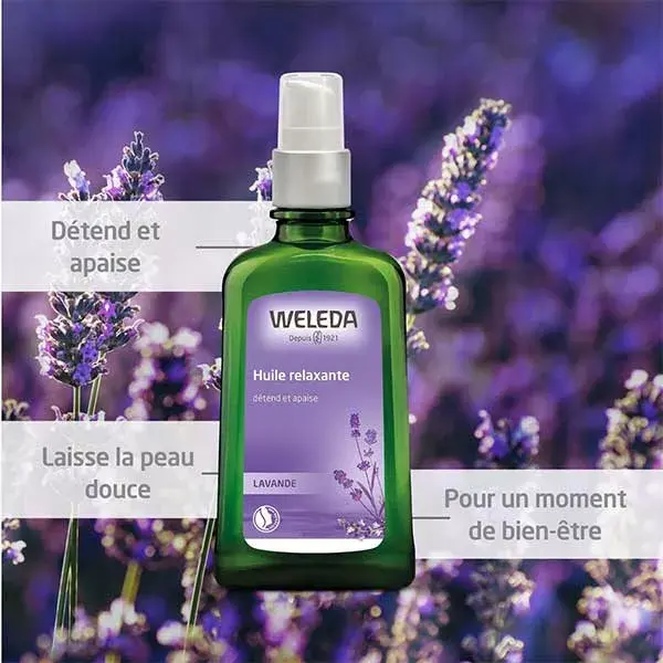 Óleo Relaxante de Lavanda Weleda 100ml