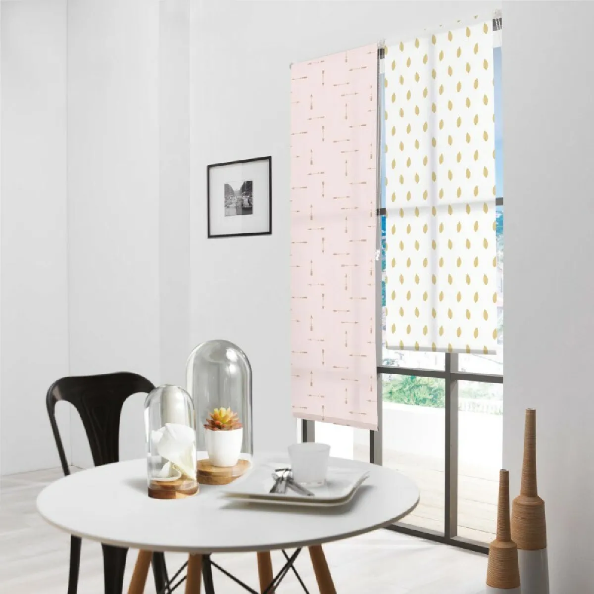 Paris Prix Store Enrouleur Tamisant 90x180 cm Rose