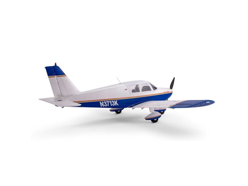 E-flite Motorflugzeug PA-28 Cherokee 1300 mm AS3X & SAFE, B Piper Cherokee Tiefdecker Scale-Flugmodell mit Spektrum Technik