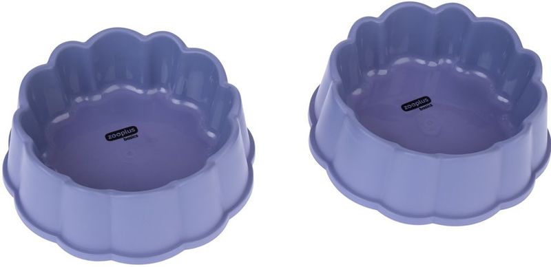 zooplus Basics kattenbakjes, rond 2x300ml kat
