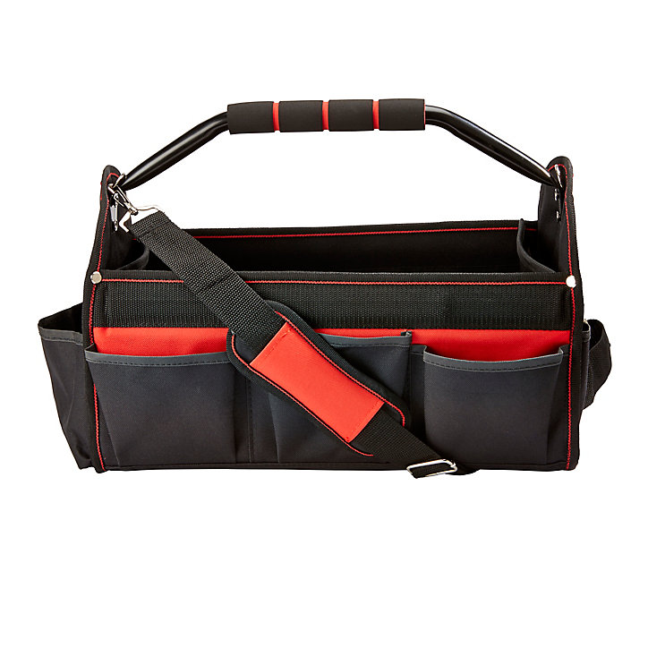 Sac à outils vide 11 compartiments en polyester L.43,5 x l.22 x H.33 cm