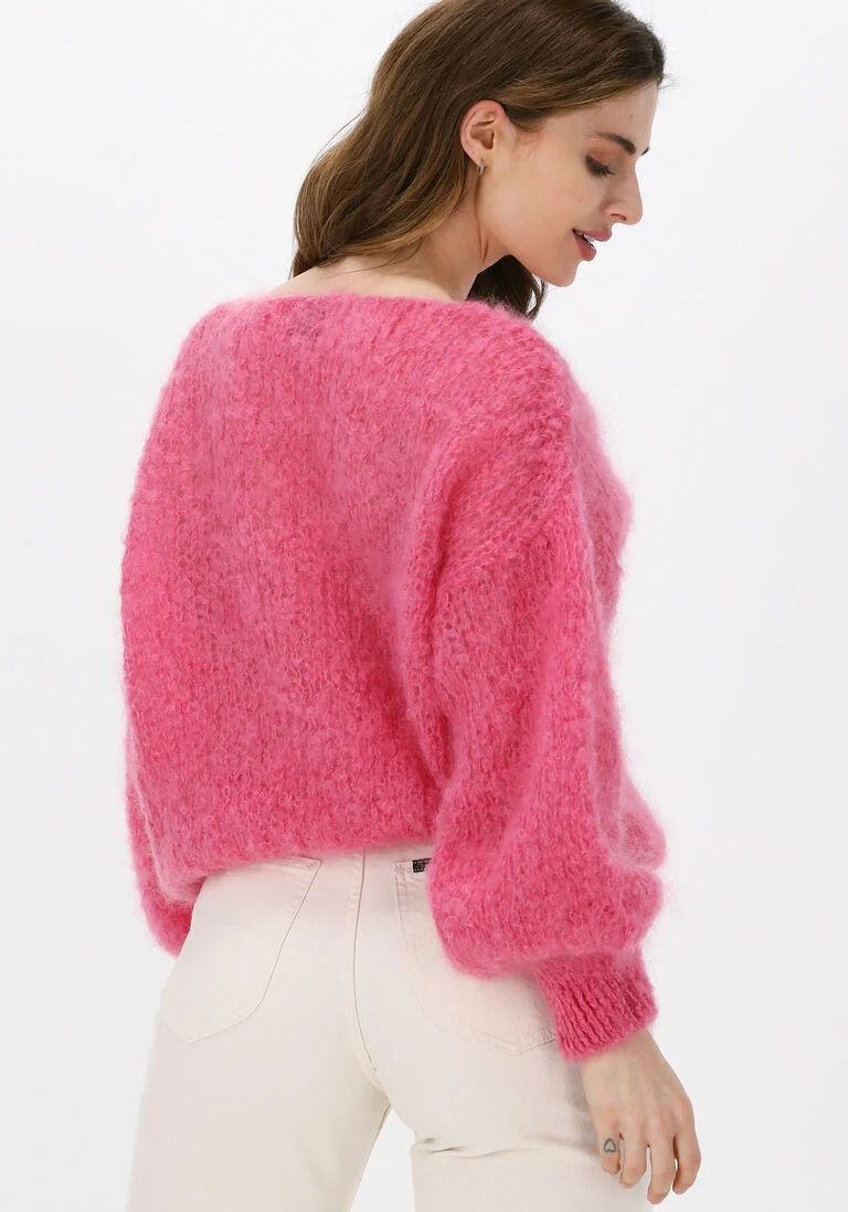 AMERICAN DREAMS roze american dreams trui milana ls mohair knit