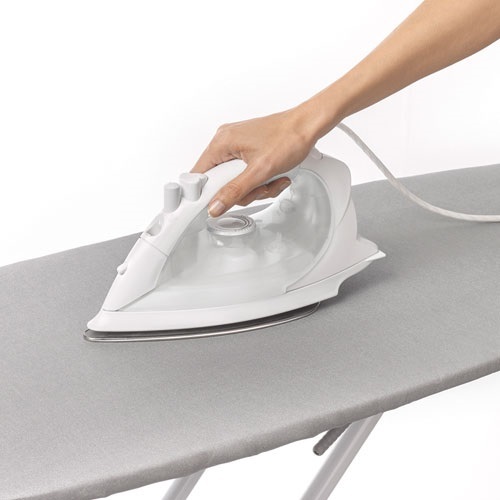 Housse pour table à repasser Rayen - 130 x 47 cm, gris