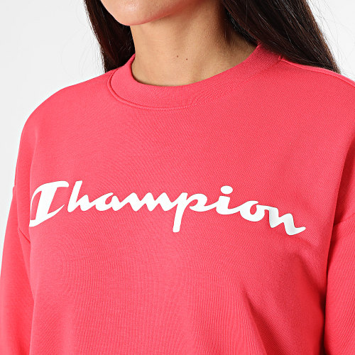 Sweat Crewneck Oversize Femme 116356 Rose