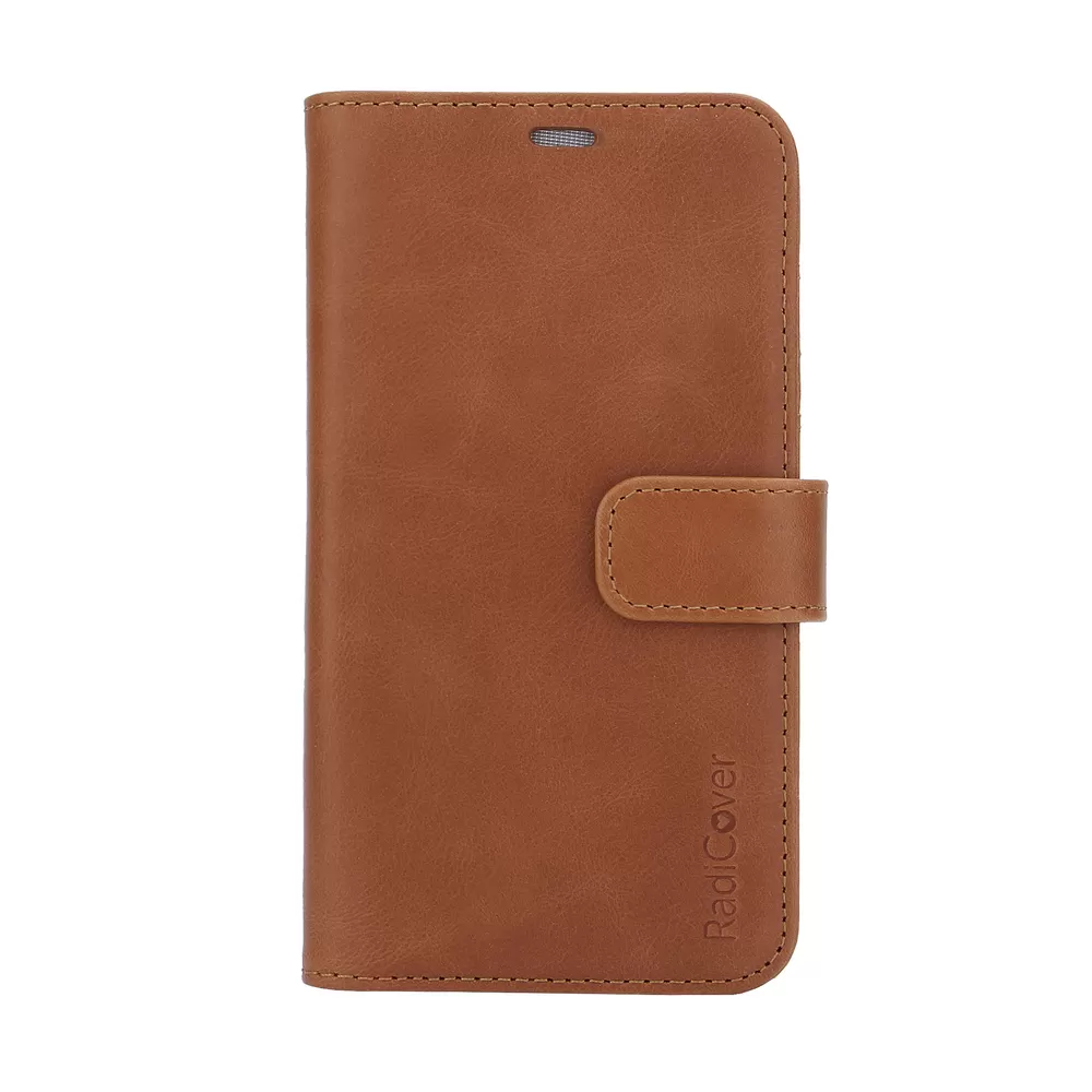 Radicover iPhone X/Xs Exclusive 2in1, læder - Brun