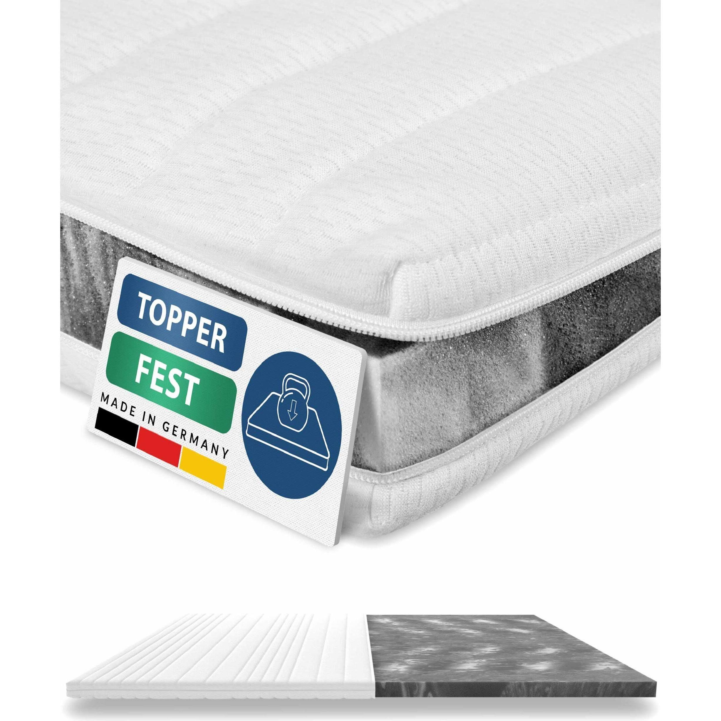AM Qualitätsmatratzen Basic Topper fest