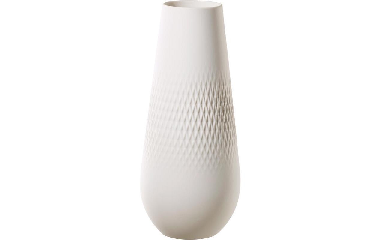 Vase Collier blanc Carré No.3 WeissBlumenvase