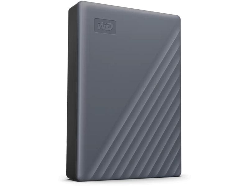 Western Digital Externe Festplatte My Passport 6 TB Tragbare Festplatte mit Passwortschutz und Backup-Software