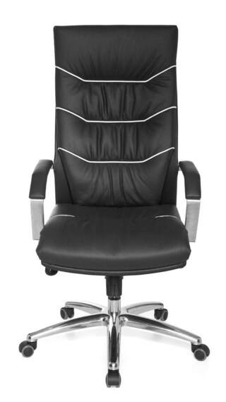Chefsessel Levanger Leder schwarz