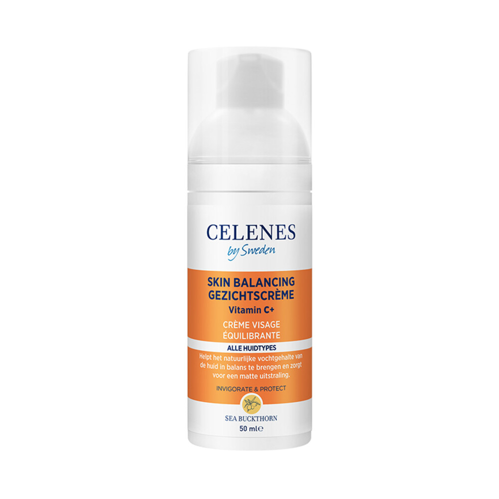 Celenes Duindoorn Balancerende Gezichtscrème Vettige / Combinatie Huid50 ml