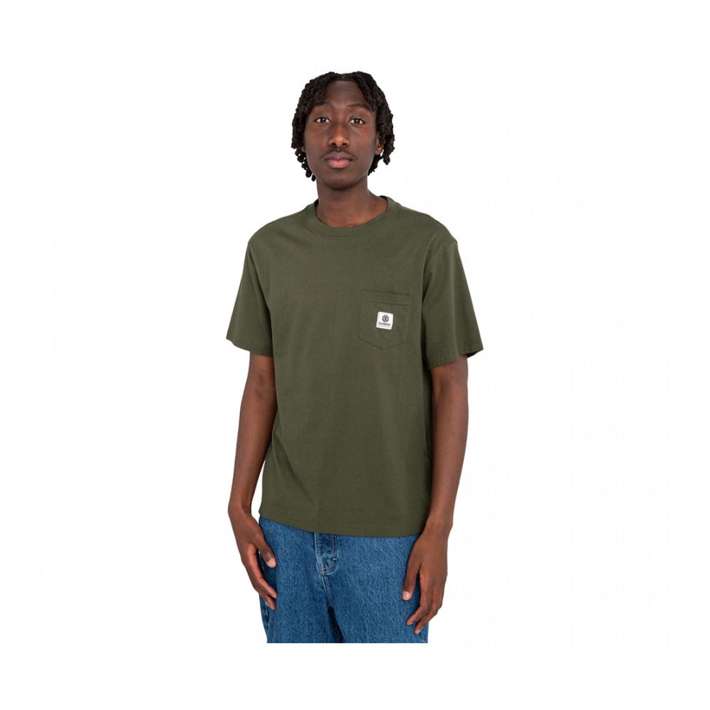Element BASIC POCKET - Tee-shirt Homme forest night