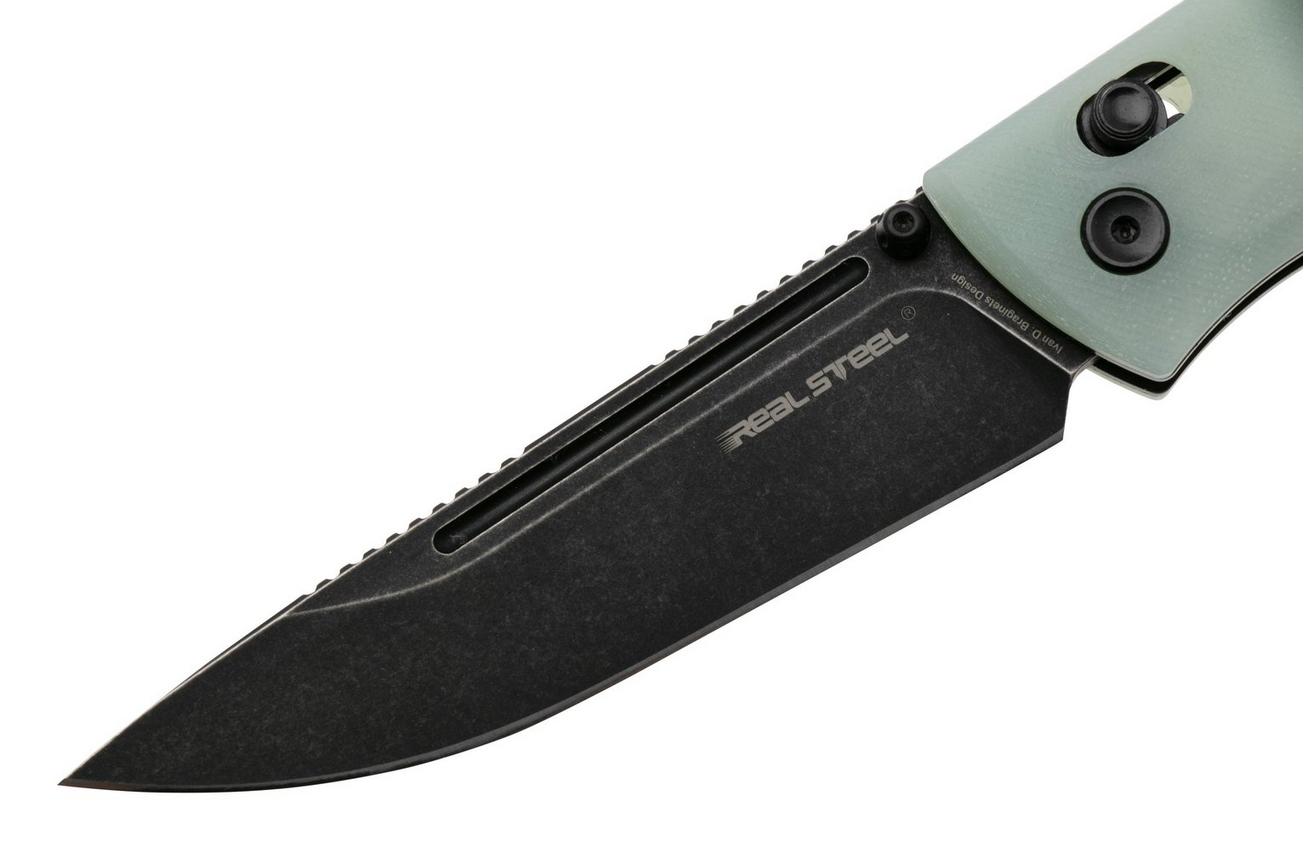 Real Steel Pathfinder FFG 7851NB, Blackwash, Natural G10 zakmes, Ivan D. Braginets design