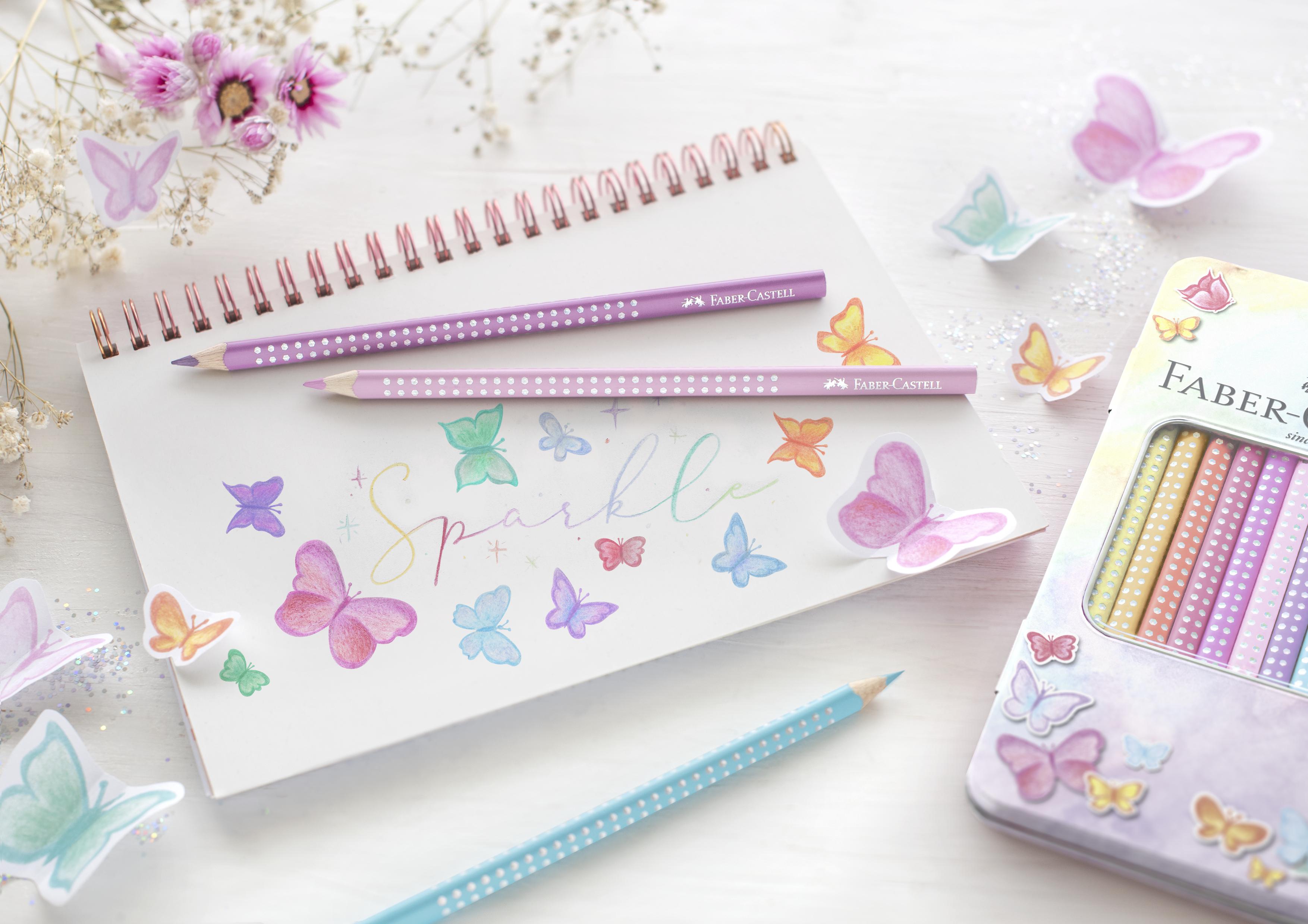 Faber-Castell - Pencil Sparkle tin (12 pcs) (201910)