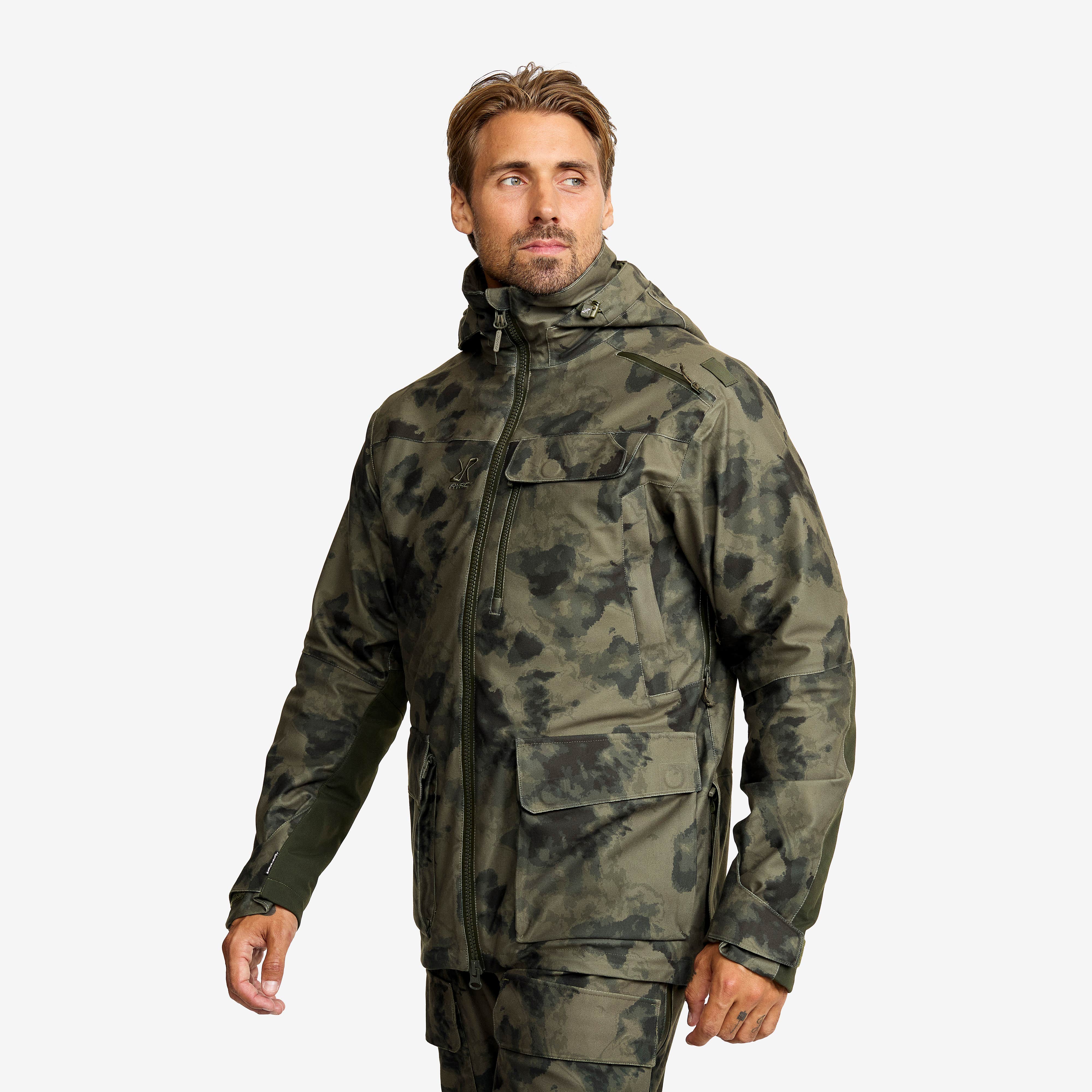 Trace Silent Pro 2L Jacket Herre Camo Deep Depths