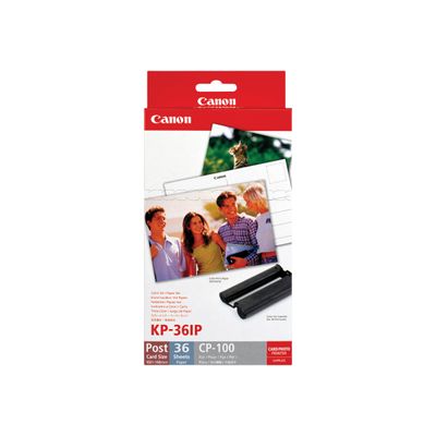 Canon KP-36IP - kit encre couleur + 36 feuilles - cartouche d'encre originale