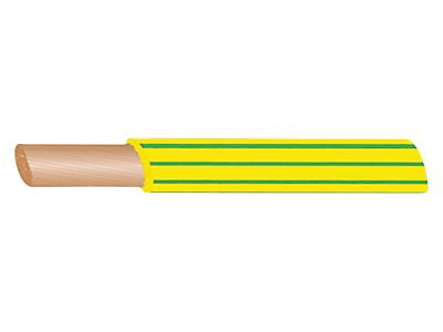 Fil électrique H07VR 10 mm² Nexans vert/jaune vendu au mètre linéaire