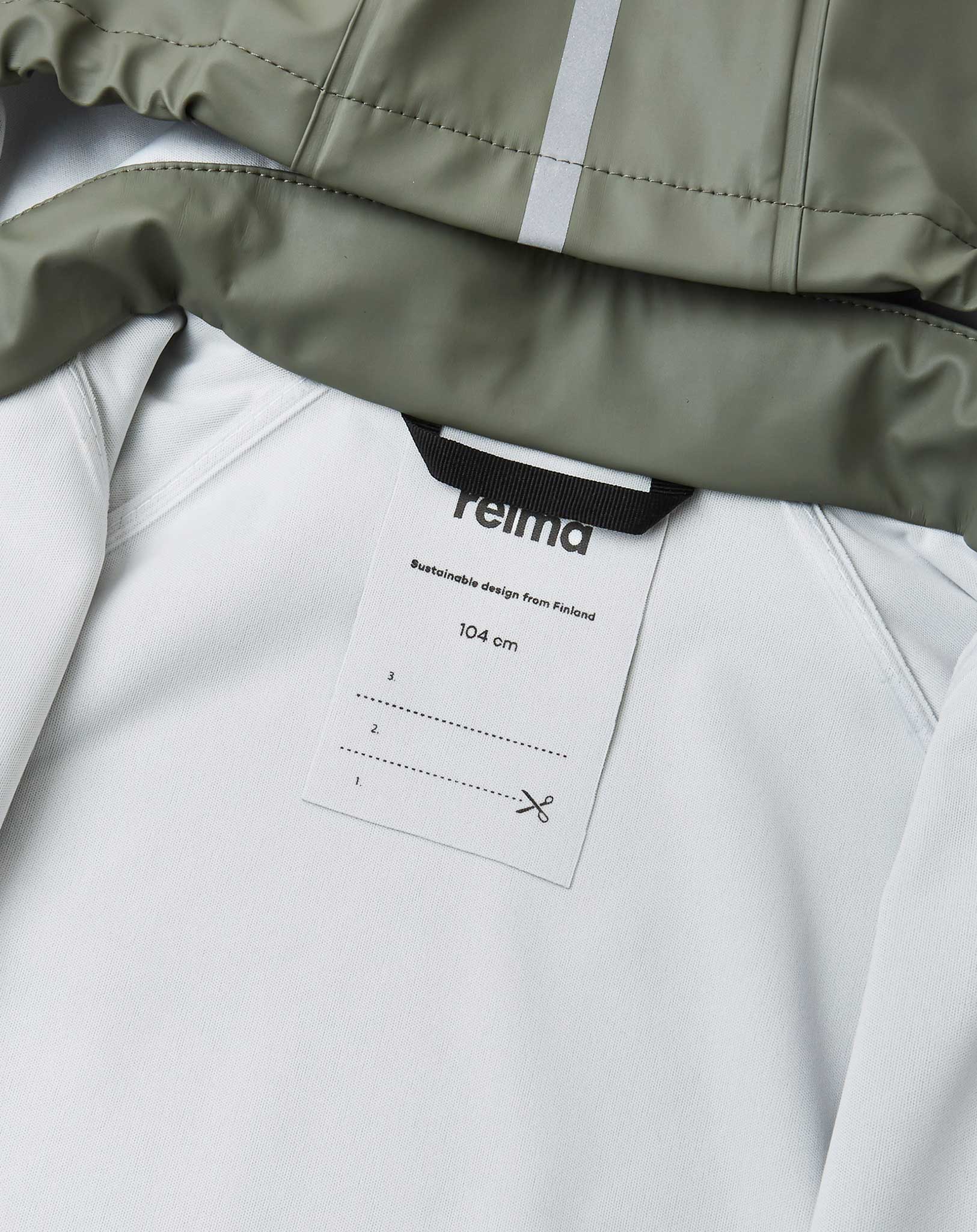 Regenjacke LAMPI in greyish green
