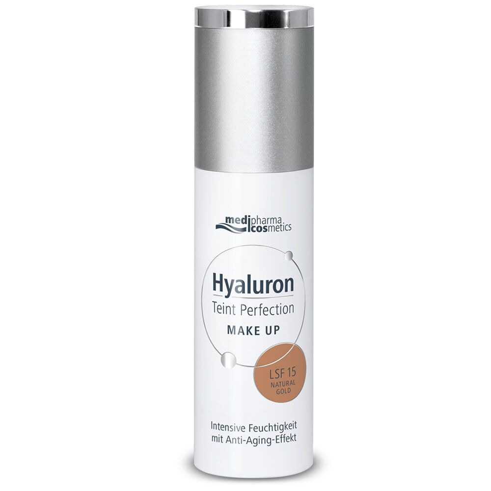 medipharma cosmetics Hyaluron Teint perfection Make Up Natural Gold LSF 15