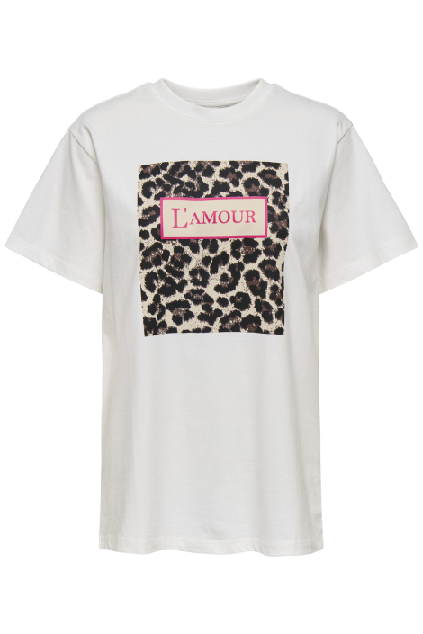 Only witte dames t-shirt