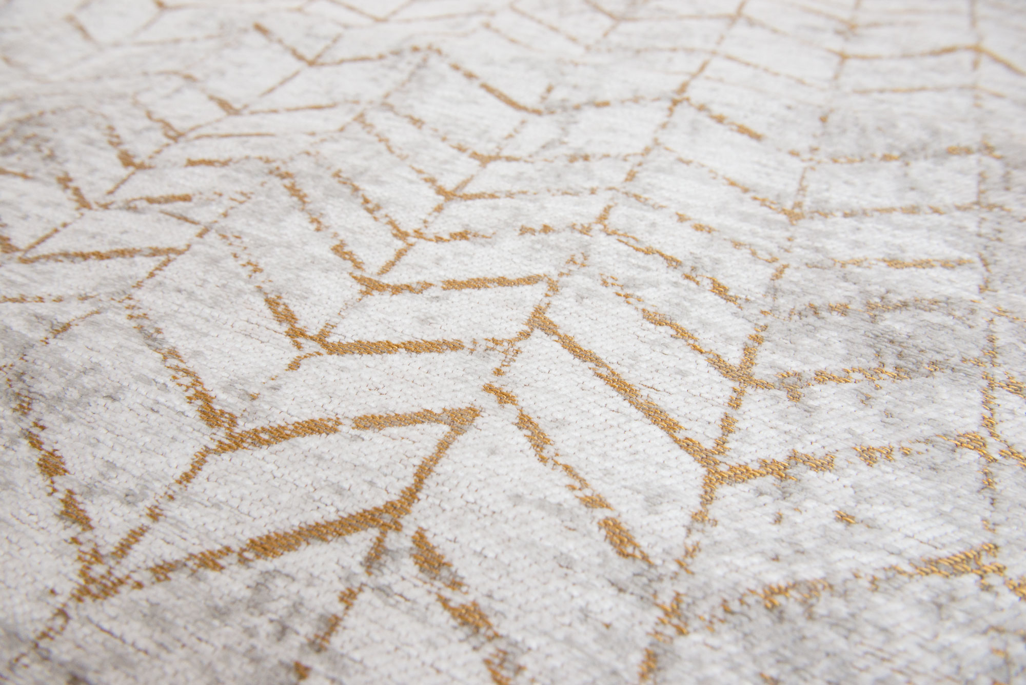 Ecorugs vloerkleed Jacob's Ladder goud 240x340 cm