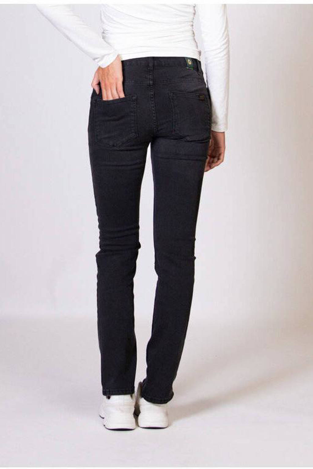 LOVE2WAIT low waist zwangerschaps straight leg jeans charcoal