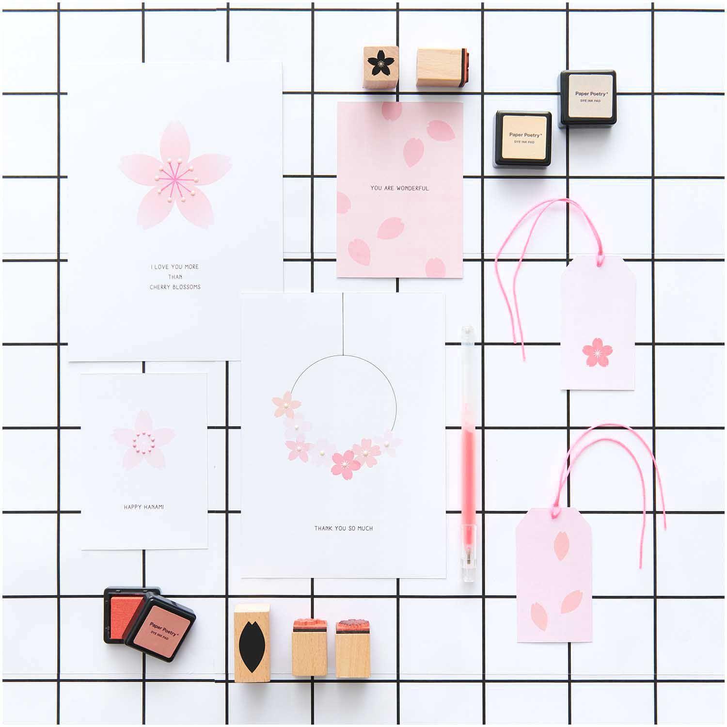Stempel-Set SAKURA 8er-Set