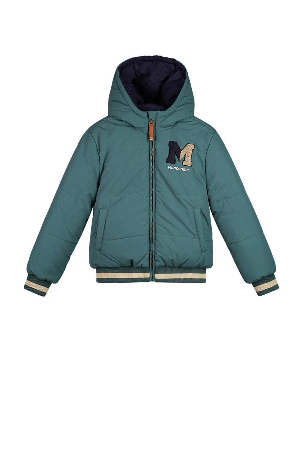 Moodstreet reversible jas groen