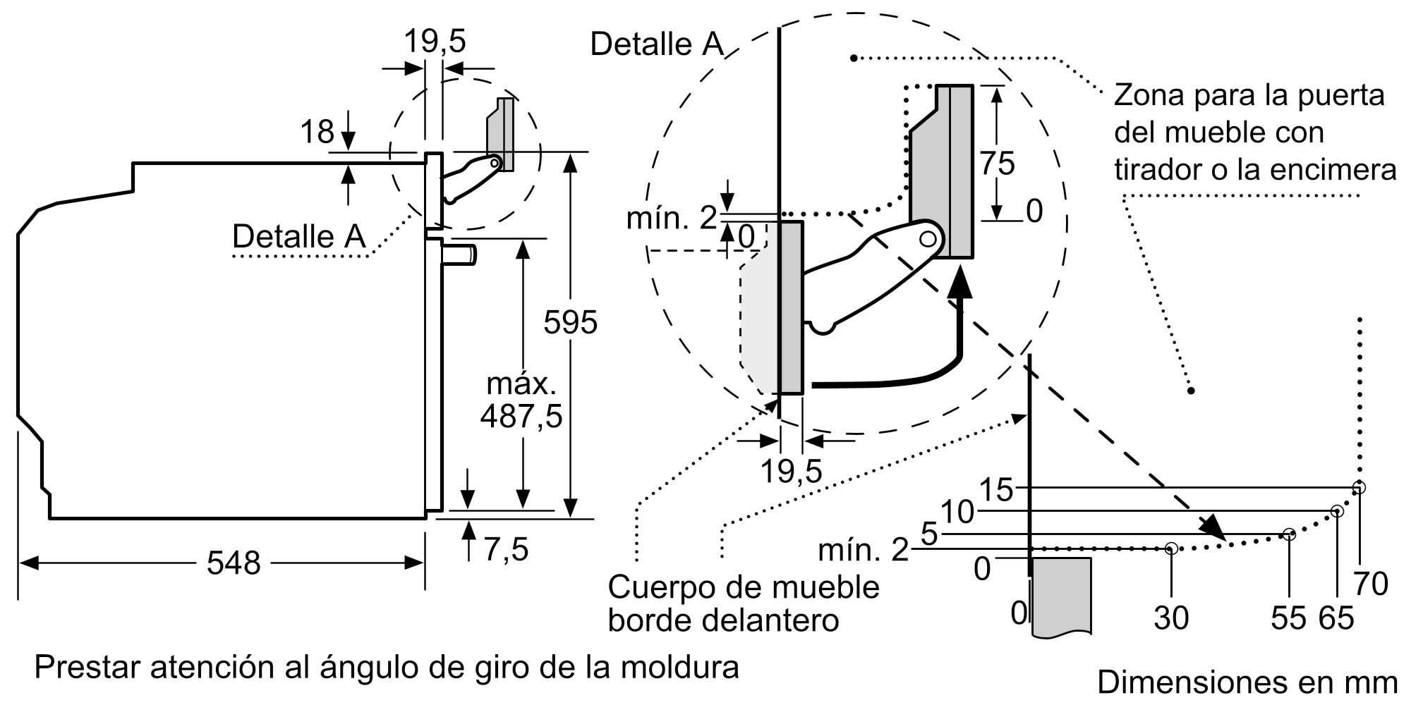 Forno a vapor Série 8, 60 x 60 cm, preto, HSG7584B1