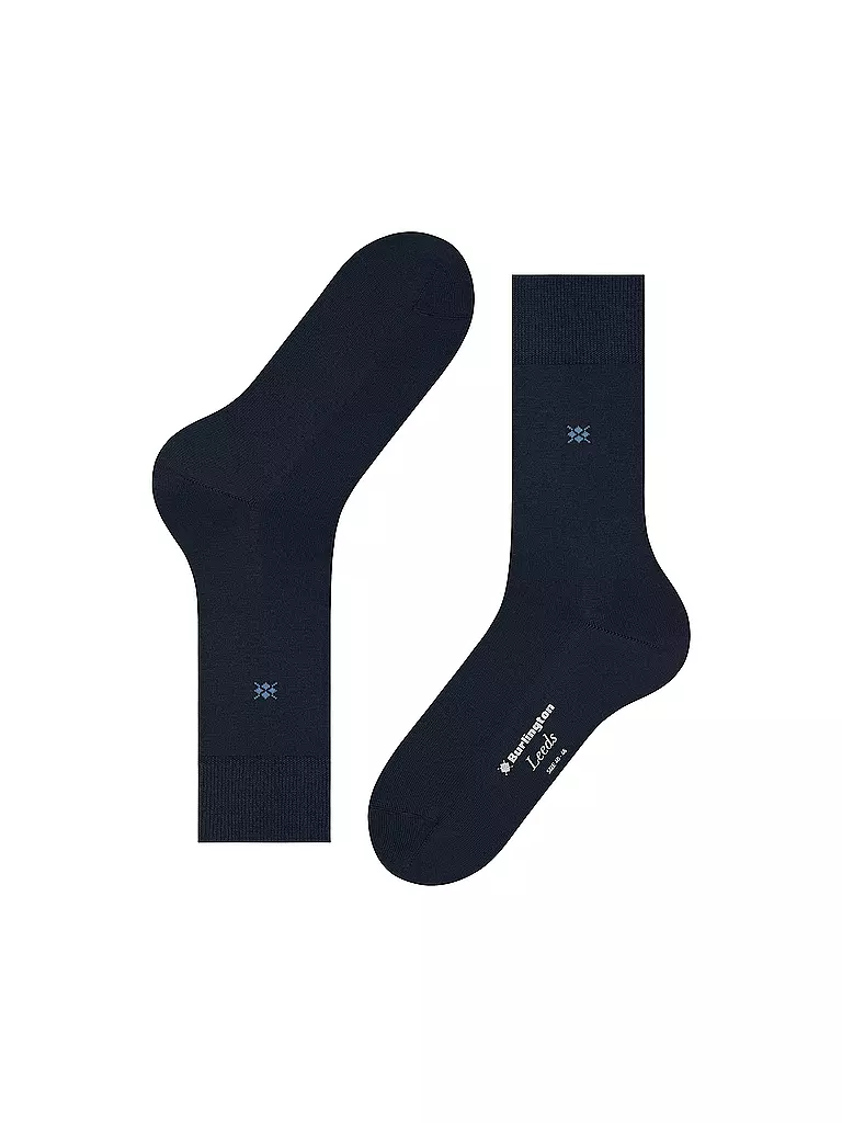 BURLINGTON Herren Socken LEEDS marine dunkelblau