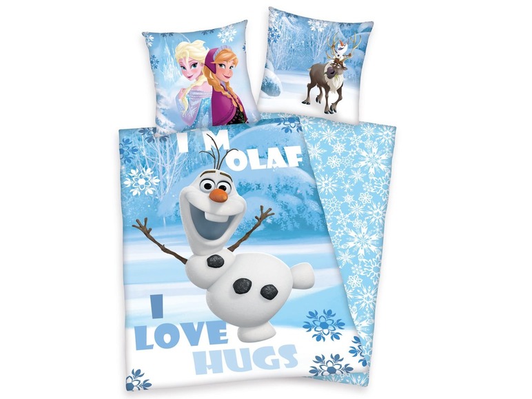 Renforcé beddengoed Frozen-motief: Olaf