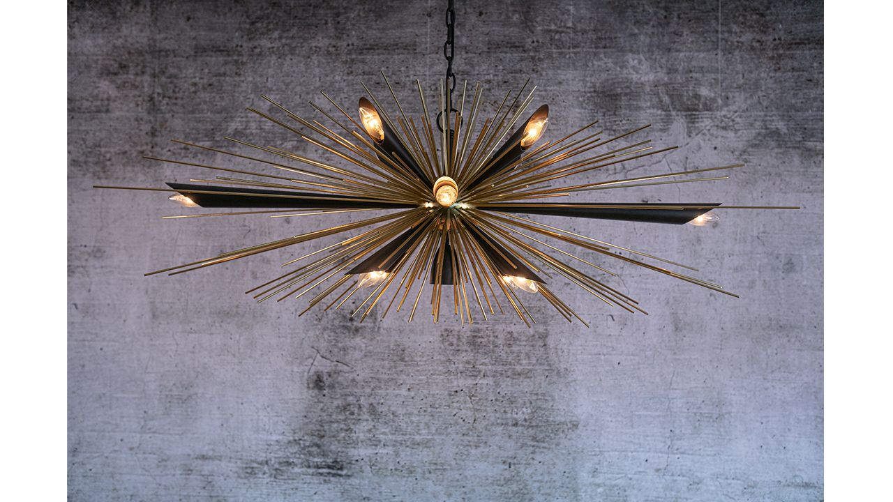 Hanglamp LB016-12+1 Springfield  | Leclercq & BouwmanB125 x D55 cm