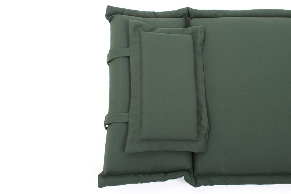 Outdoor Kissen ROG 45x186cm grün Sitzkissen Polster-Auflage für Deckchair