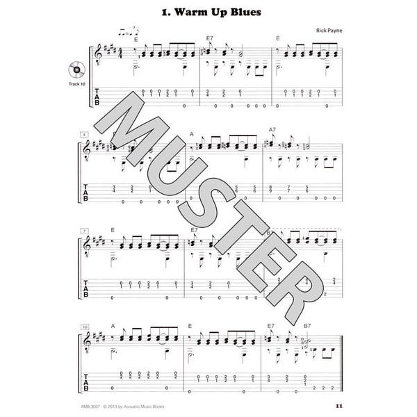 Acoustic Music Books Fingerstyle Blues Collection