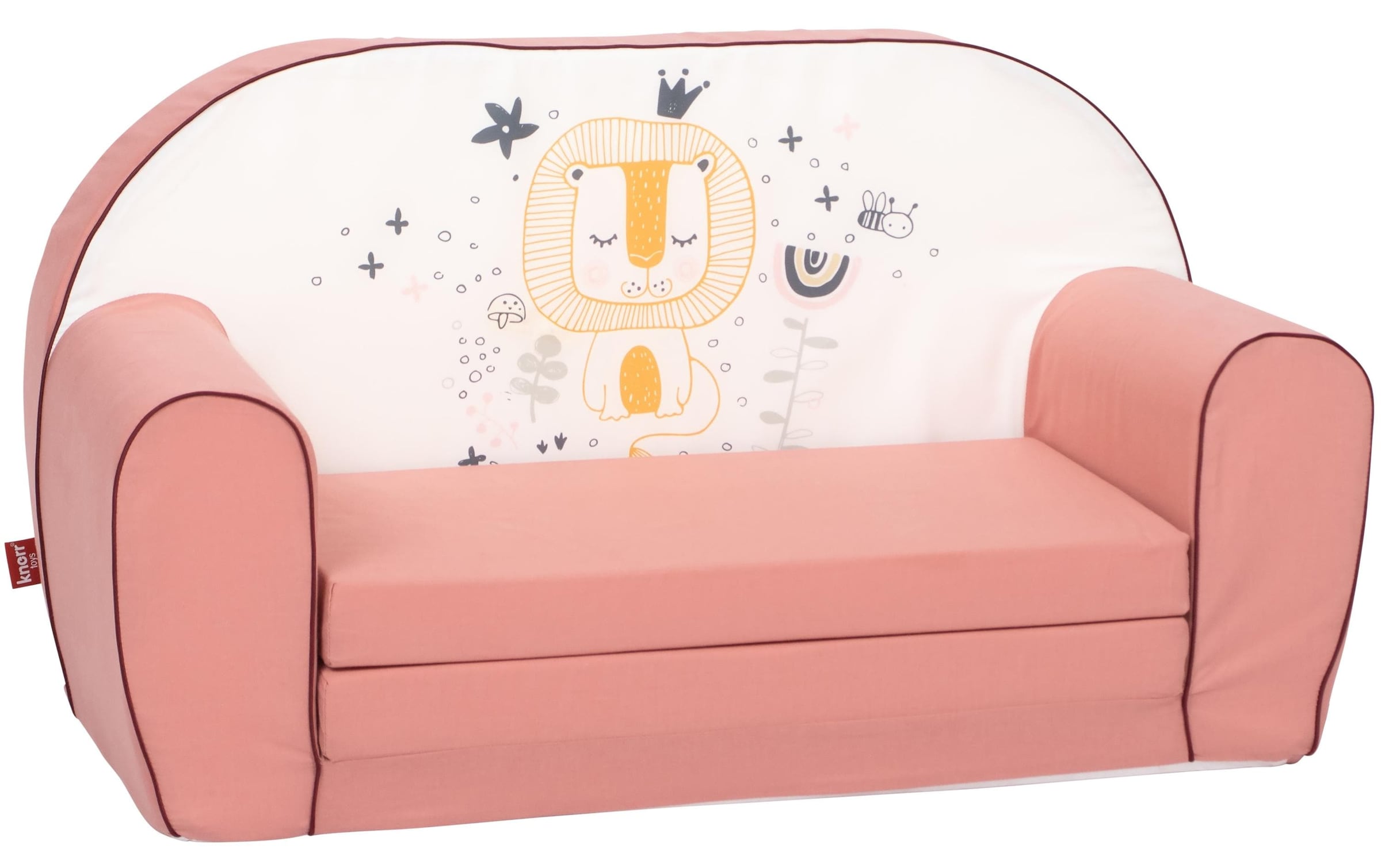 Knorrtoys® Kindersofa »Löwe Leo rose«