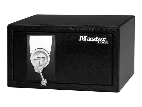 Master Lock Small No. X031ML - Pengeskap - solid stål - grå, svart