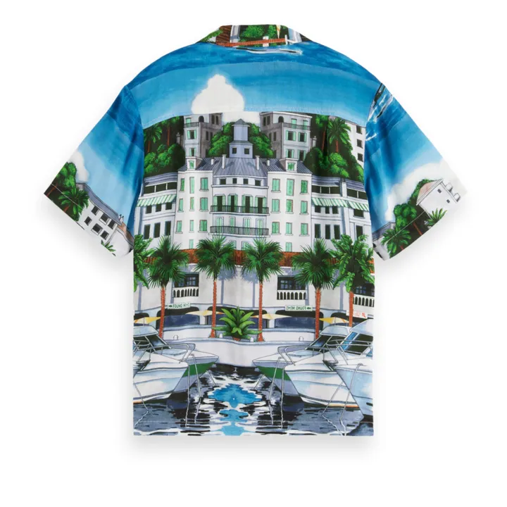 Scotch & Soda Chemisette Paysage | Bleu