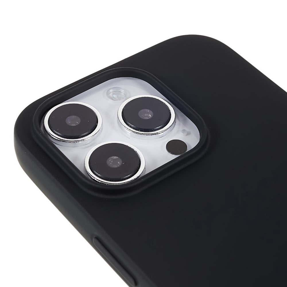 Mercury Goospery - iPhone 14 Pro Gummi Case Hülle - Schwarz (Matt)