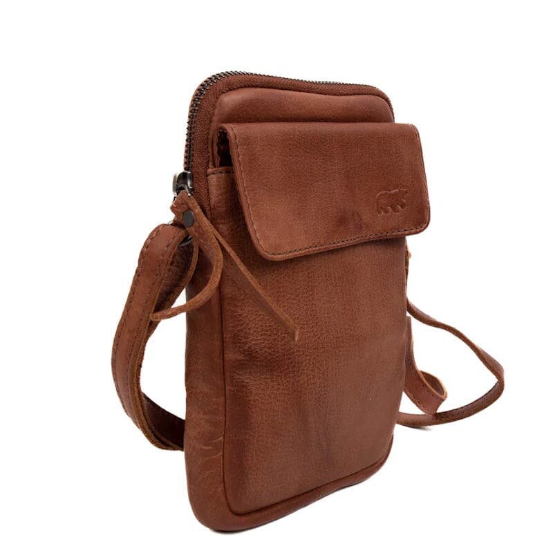 Bear Design Telefoontasje Callisto Pelle Igor Cognac