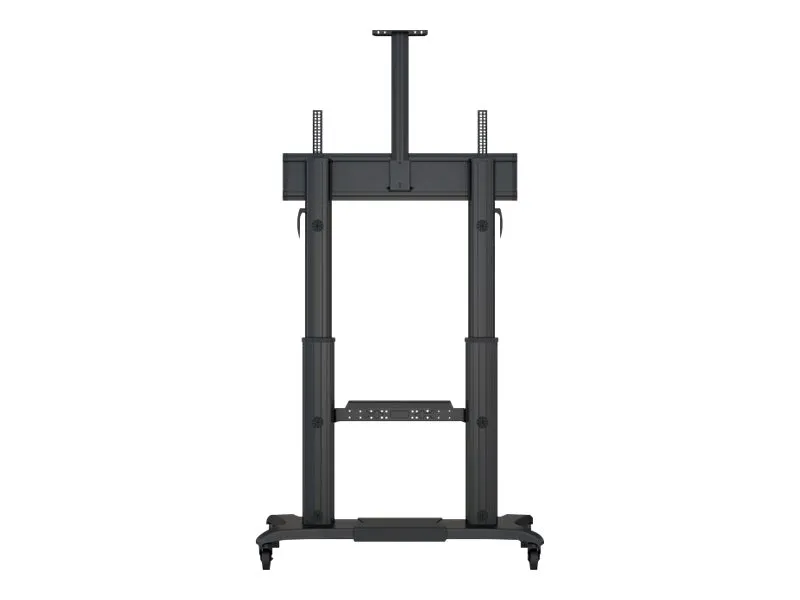 Multibrackets M Public Dual Pillar 180 HD - Vogn med hjul - for fladt panel - aluminium - sort - skærmstørrelse: 60