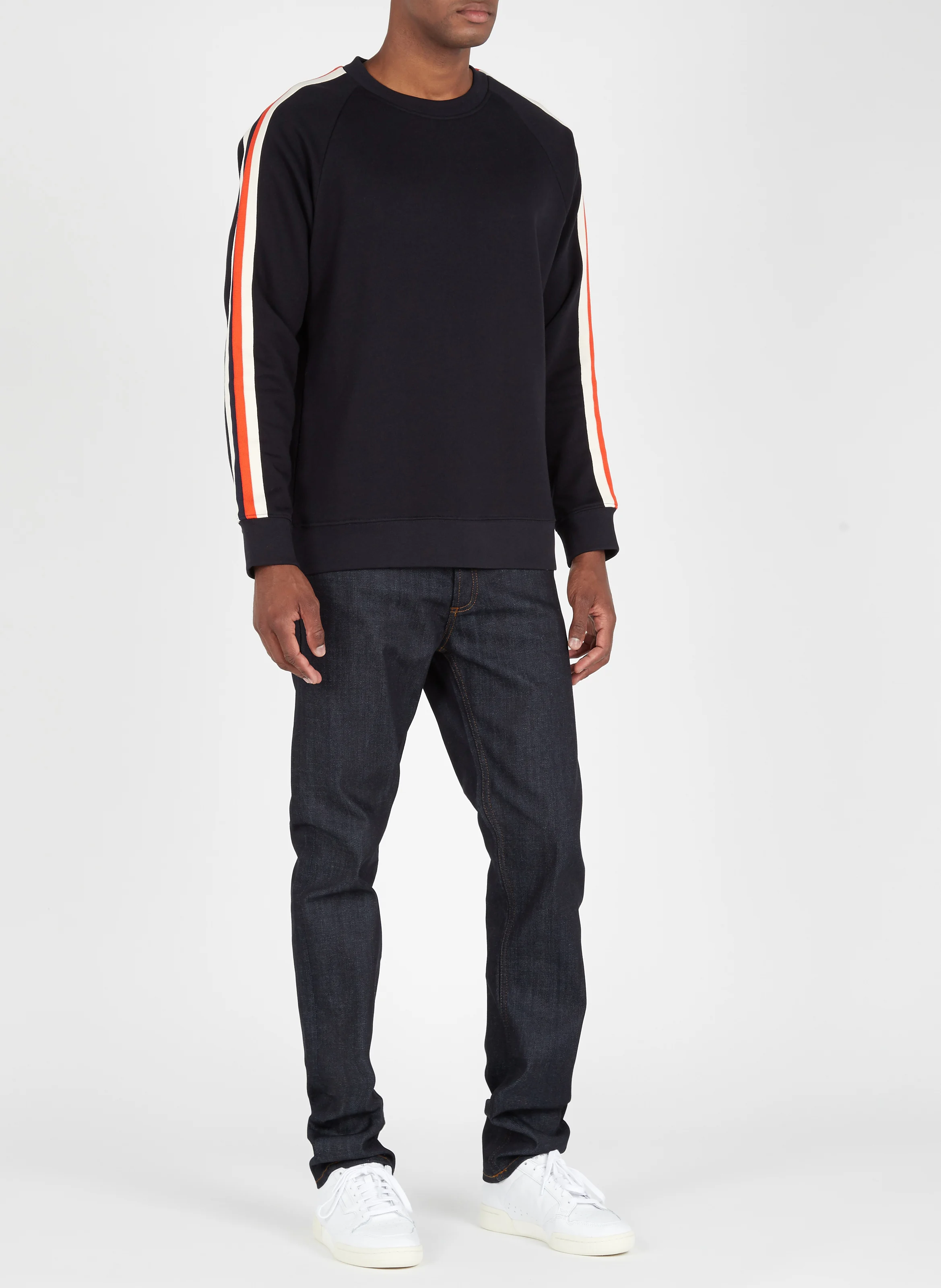 Jean droit en coton | Bleu