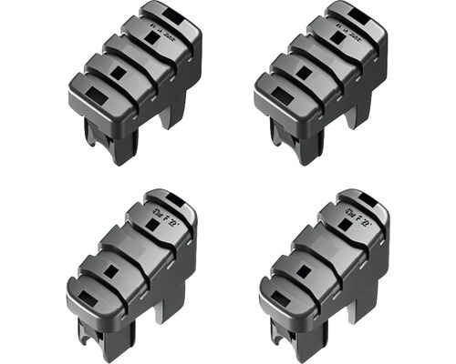Voetset voor Hailo huishoudladders, 4 stuks